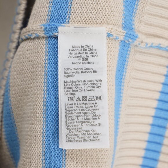 J.CREW FACTORY Striped Half-zip Pullover Sweater Size S - Picture 7 of 8